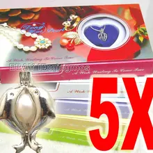 Распродажа популярный подарок 5X разные Подвески желаний жемчужное ожерелье подарок box-who3622 опт/Розница