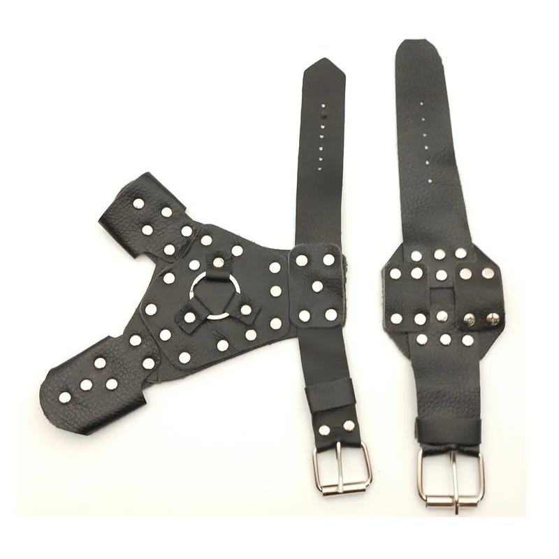 SlingshotBraceletenacieretcuirlprotgemainsdepchebracelet