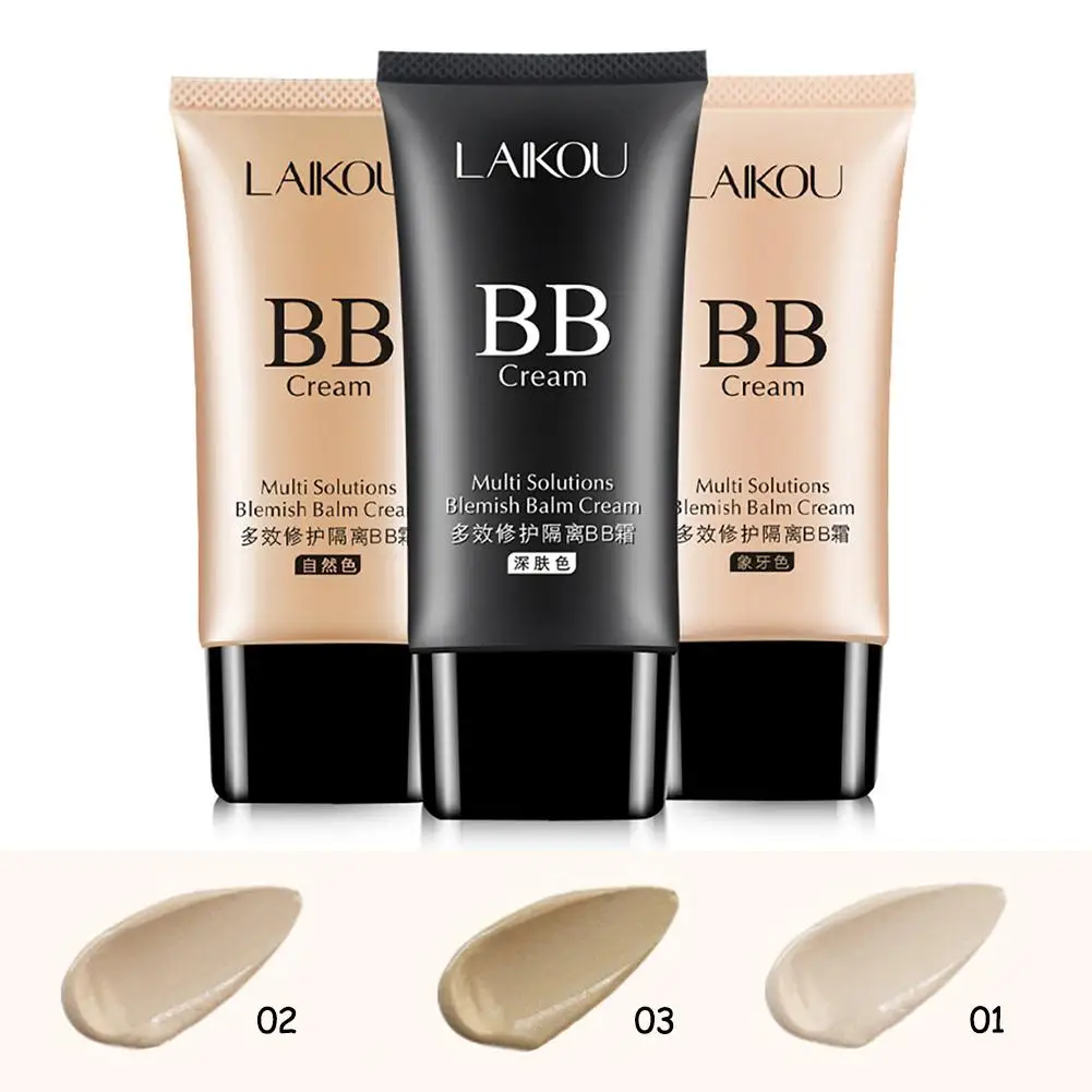 

1pcs BB Cream BB & CC Creams Face Base Foundation Concealer Multi Solutions Balm Sunscreen Whitening
