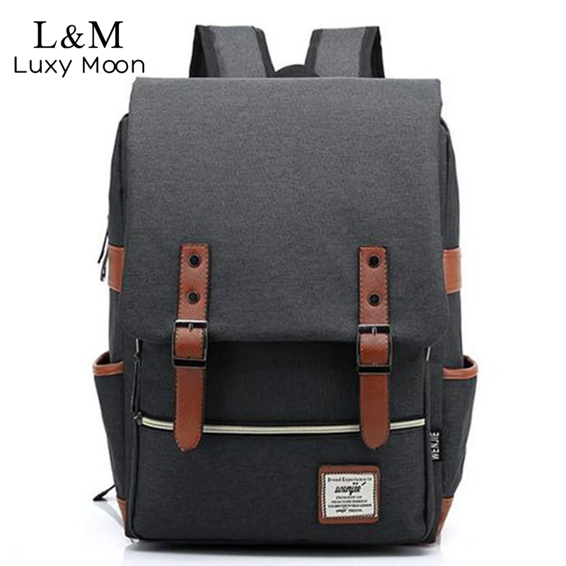 Men font b Laptop b font font b Backpack b font Canvas font b Backpacks b