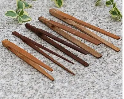 Exquisite bamboo tea clips Non-slip Korean tea ceremony accessories Meng Zongzhu clip Bamboo dice cup clip Kung Fu tea set