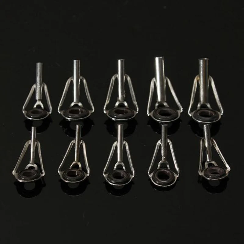 Vara de Pesca Caixa Guia Ponta Kit Reparo Conjunto Faça Você Mesmo Anéis Olho Aço Inoxidável Quadros Cerâmica ts Linha Anel 80 Pçs - Size1-10 8 High Quality Esporte e Lazer
