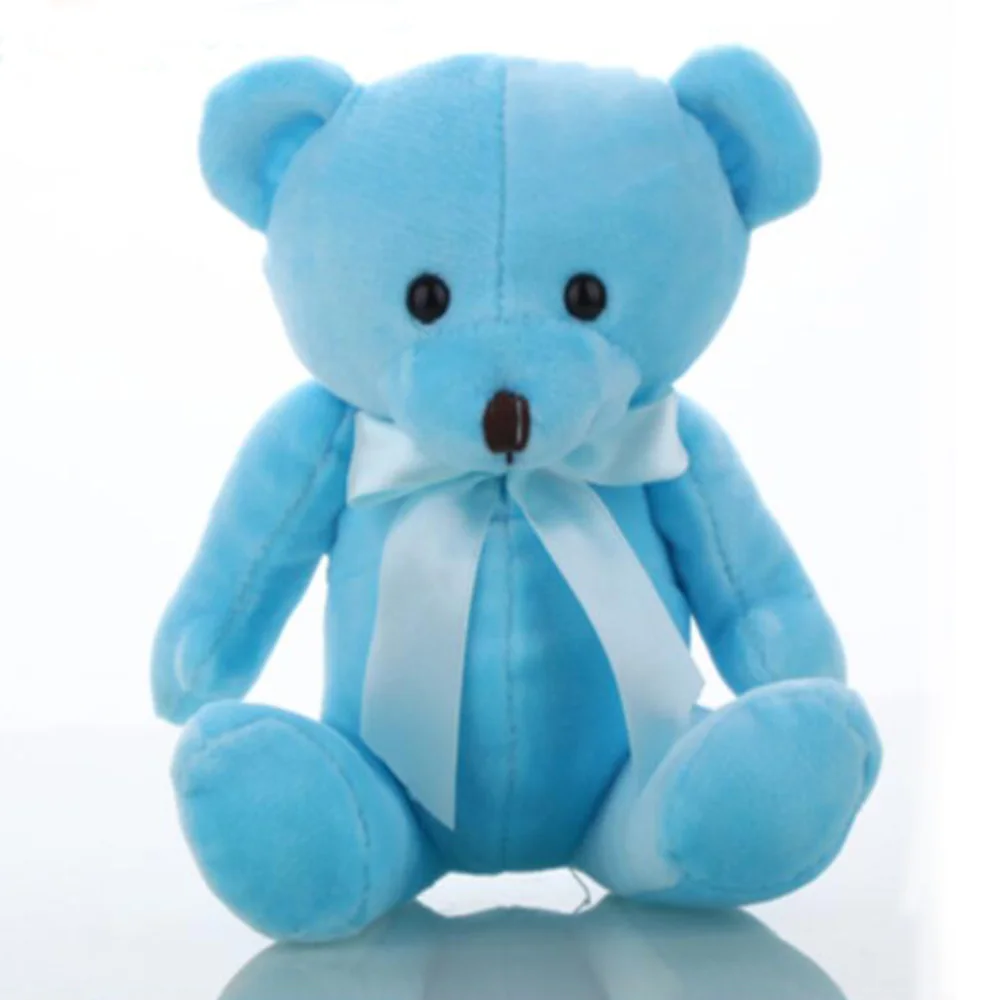Прекрасный плюшевый мишка плюшевые игрушки Маленькая кукла медведи для свадьбы мультфильм цветок медведь-букет игрушка Рекламные подарки 15 см