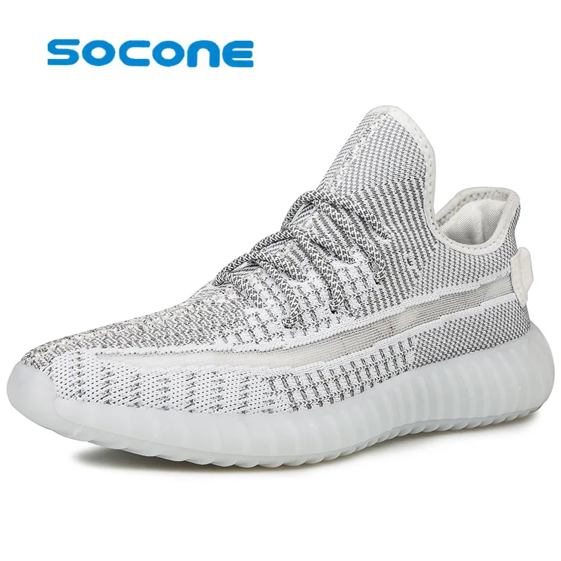 

INS network super hot reflective angel sports shoes 350V2 starry men's shoes running shoes breathable lightweight tennis shoes