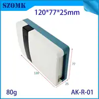 10 pcs, custom enclosure for electronics plastic case 120*77*25mm wall enclosure plastic distribution RFID access control box