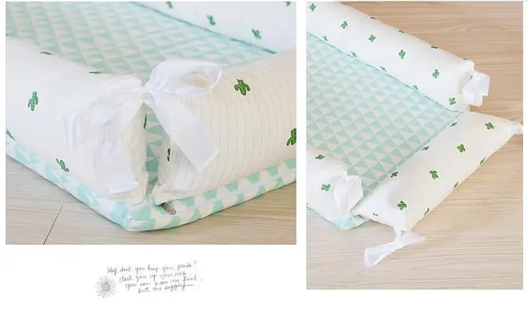 Детская переносная кровать в кровати, съемная и моющаяся стильная корона с одеялом, бионическое гнездо для новорожденного, артефакт для сна