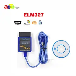 Vgate USB ELM327 OBD2/OBDII ELM 327 V2.1 авто код читателя OBD SCAN автомобиль инструменту диагностики интерфейс ELM327 USB