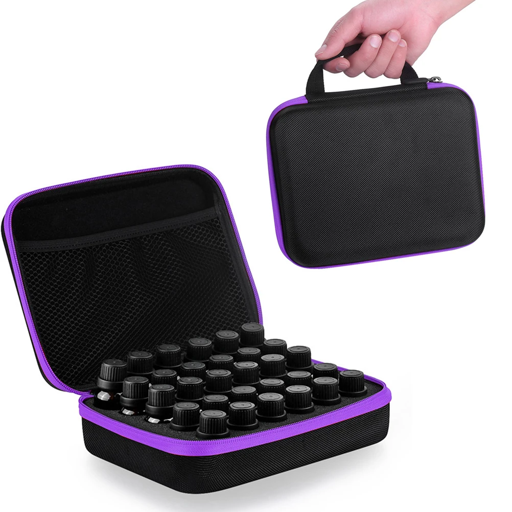 

Essential Oil Storage Case 30 Bottle Durable Drop-proof Portable Bottle Organizer Travel Box for Travel Salon Home