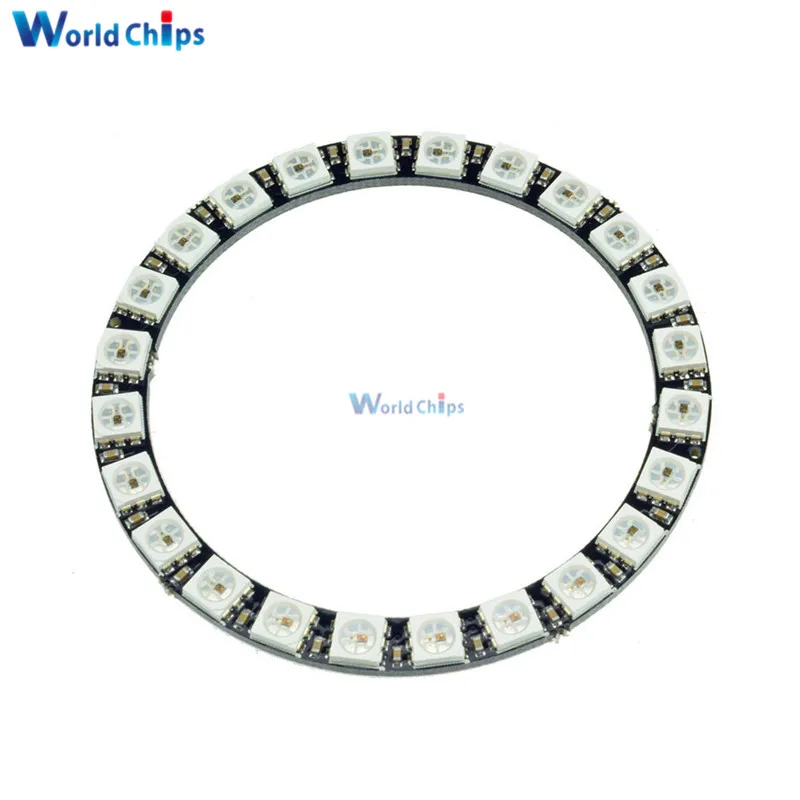 Модуль WS2812B 24 бита 5050 RGB светодиодные кольца лампа Светодиодная с интегрированным