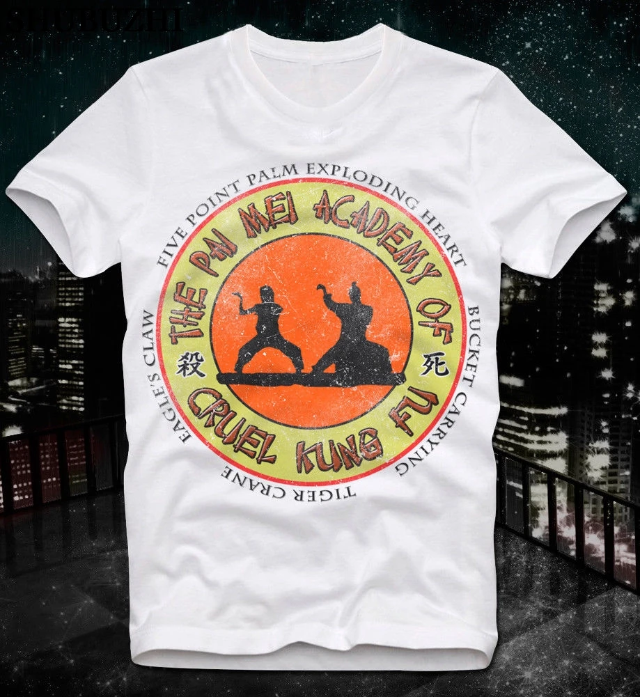 

cotton Men'S Fashion Cartoon Character Pai Mei'S White Lotus Kill Bill Hattori Hanzo Tarantino Retro Vintage Fitness T-Shirts