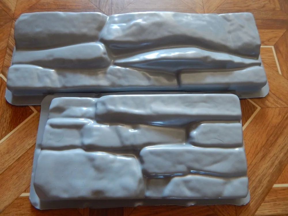 Buy Plastic Molds for Concrete Plaster Wall Stone
