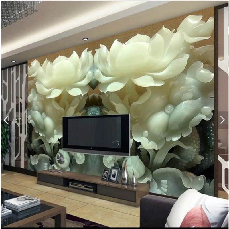 Beibehang 3d Custom Photo Wallpaper Murals Wall Stickers Design Of Tv