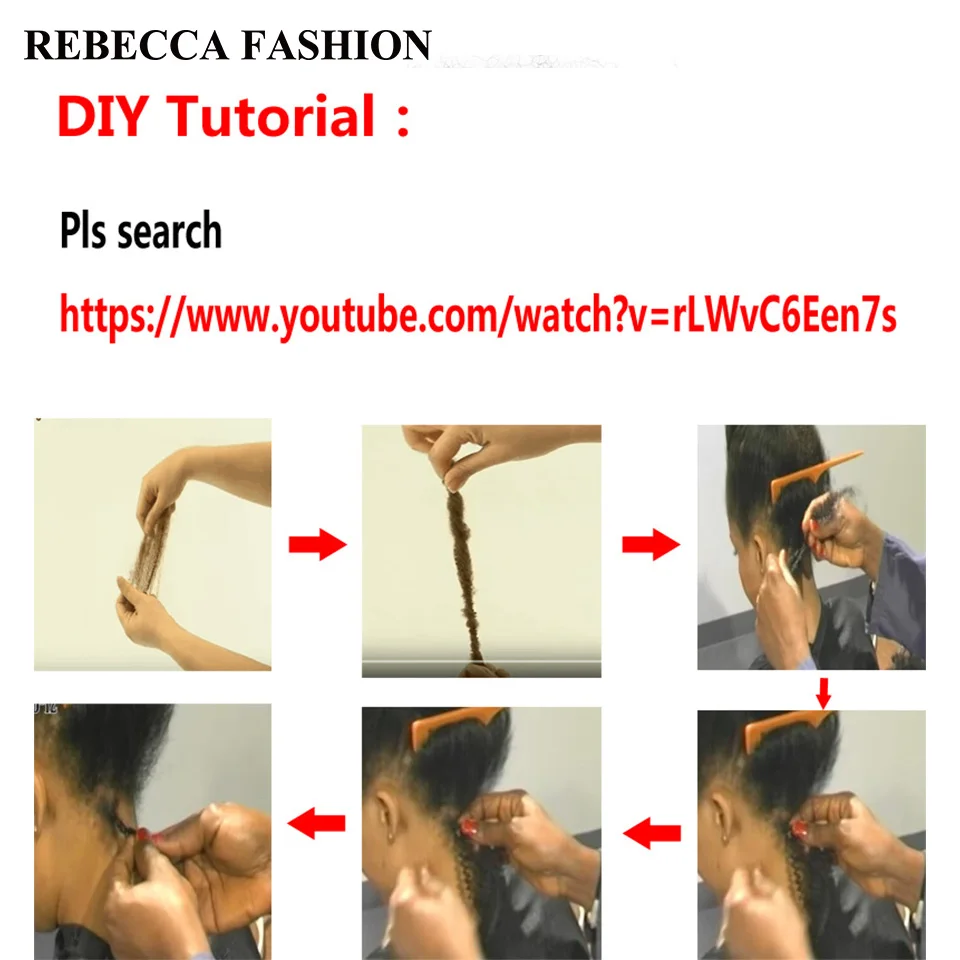 Rebecca Remy Human Hair Brazilian Afro Kinky Bulk 50 Gram/ Pc Afro Kinky Curly Hair Crochet For Braiding Bulk