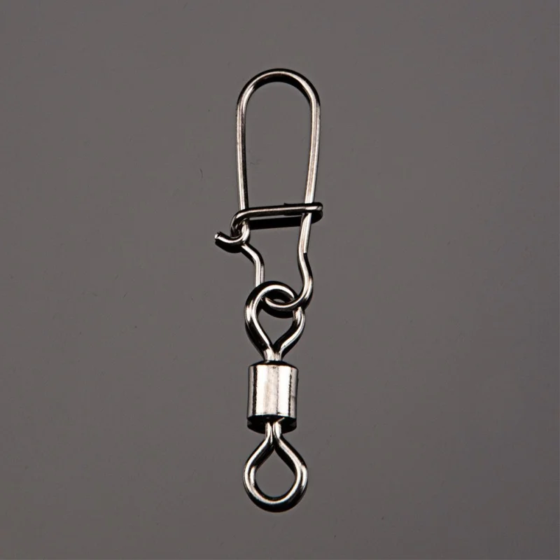 50PCS/Lot Fishing Connector вертлюги Pin Bearing pesca Rolling Swivel 낚시 Snap Fishhook Lure крючки рыболовные Tackle рыбалка