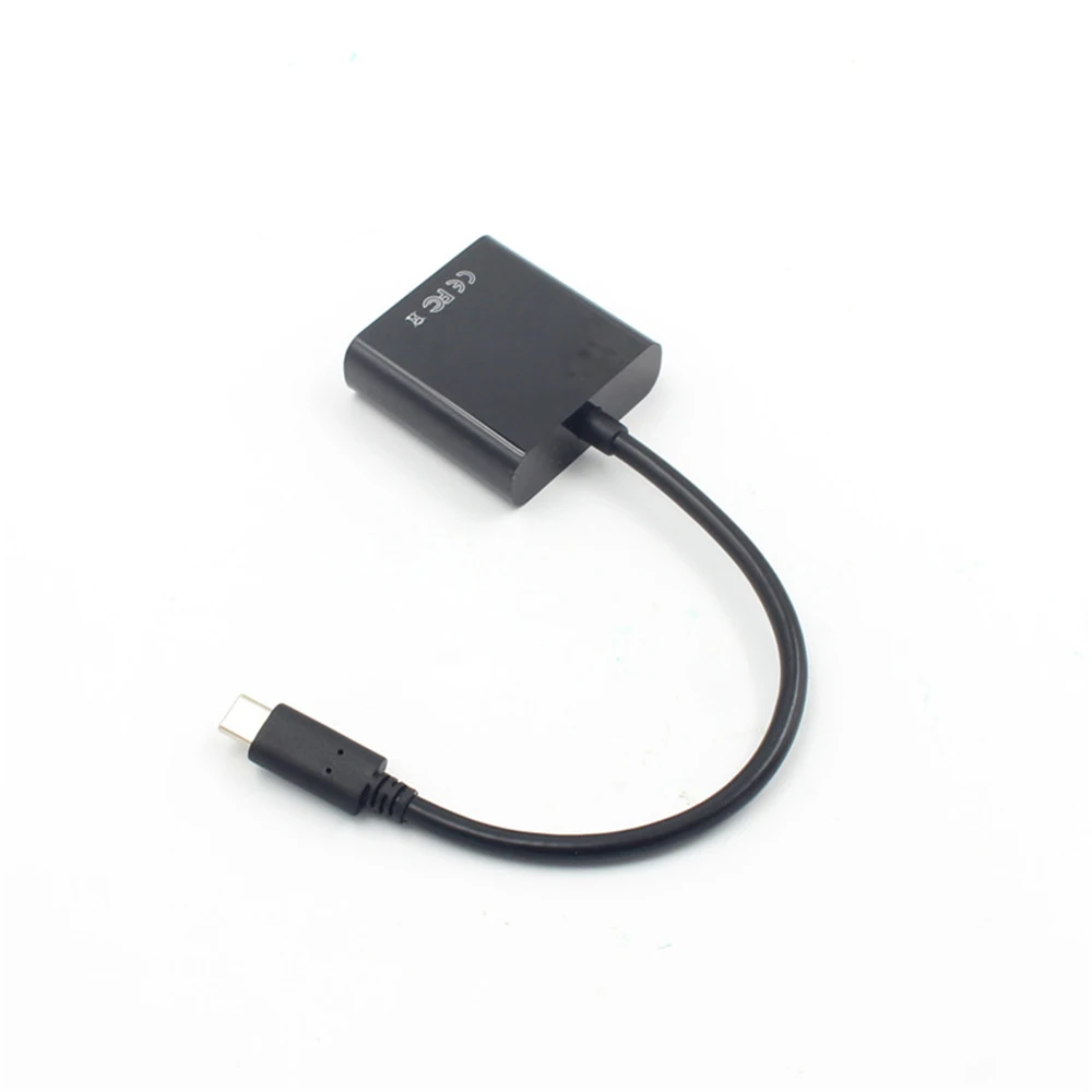 Адаптеры для USB3.1Type-C к VGA конвертер USB HD кабель видеоадаптера портативный для Macbook Аксессуары для мобильных телефонов