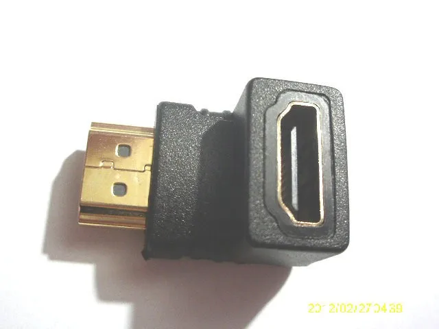100 шт. позолоченный HDMI женский и мужской прямоугольный разъем адаптера