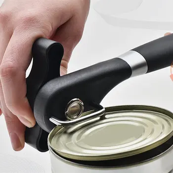

Manual Safety Can Opener Stainless Steel Side Cutting Smooth Edge Kitchen Tools