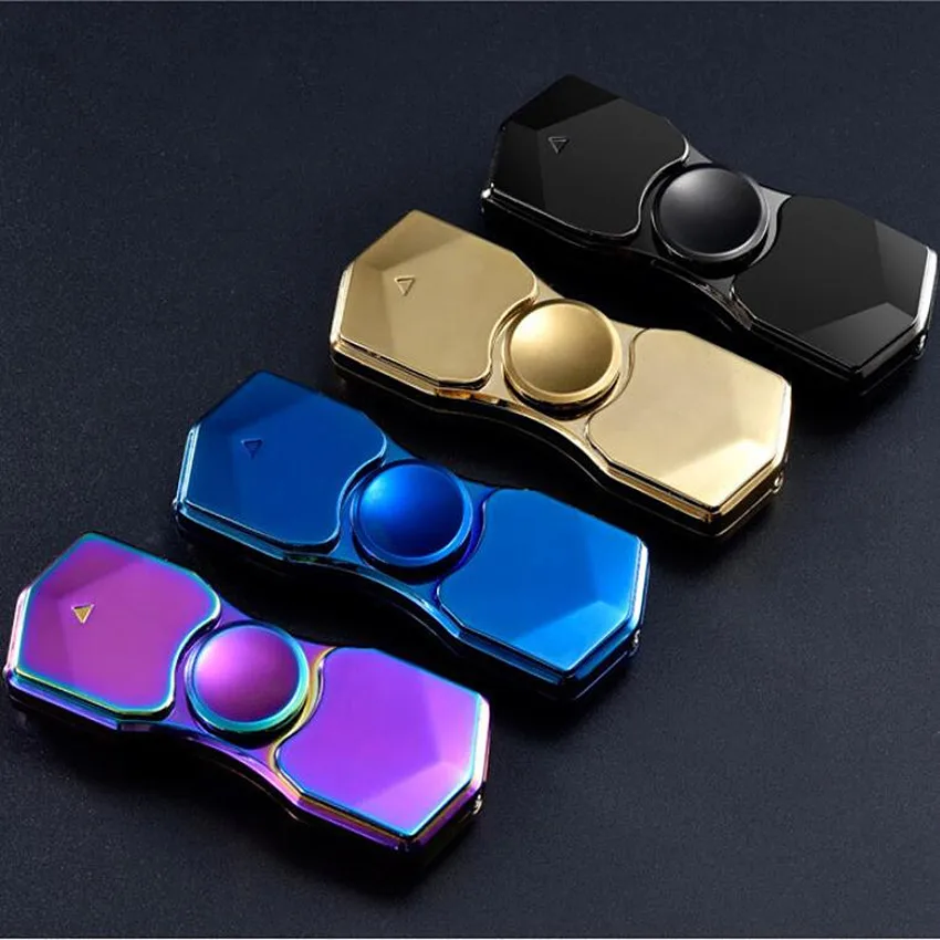 Горячая зарядка через USB зажигалки без газовой прикуривателя Игрушка-Спиннер электронная сигарета ручной Спиннер вспышка Tri-Spinner