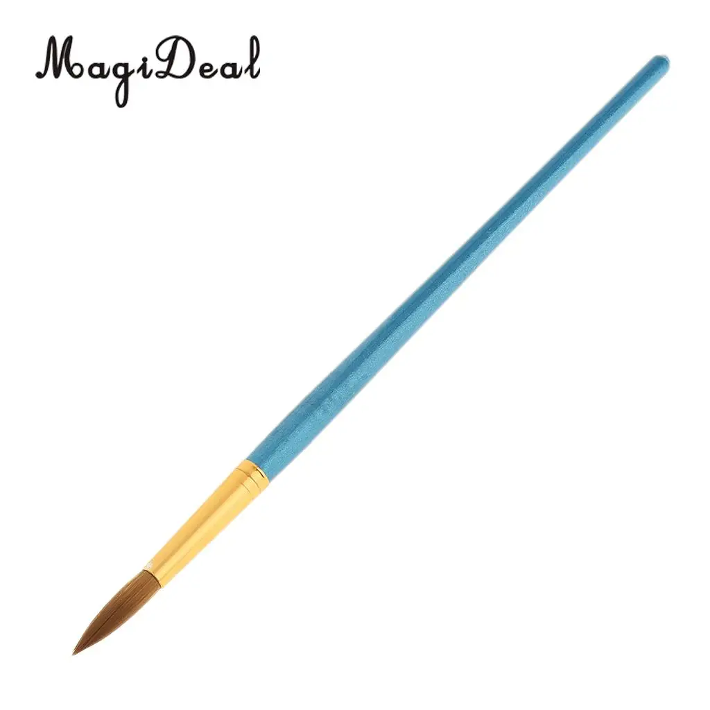 MagiDeal 12 шт. нейлон кисти для рисования художник Краски ing Slant совет для масло, акварель акрил, гуашь рисовальные игрушки