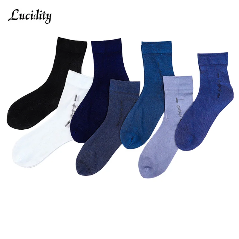 

10pair/lot=20pieces Business Solid Color Men Summer Socks Velvet Tube Socks For Male Classic Fashion Socks Men