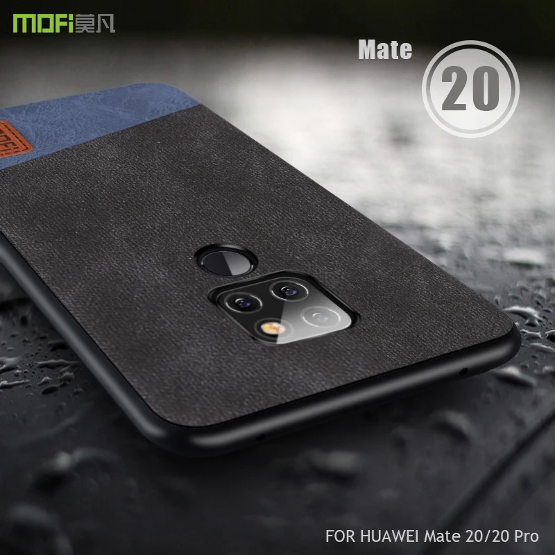 Чехол для huawei mate 20 pro чехол MOFI тканевый кожаный задней панели 20pro полный MATE матовый