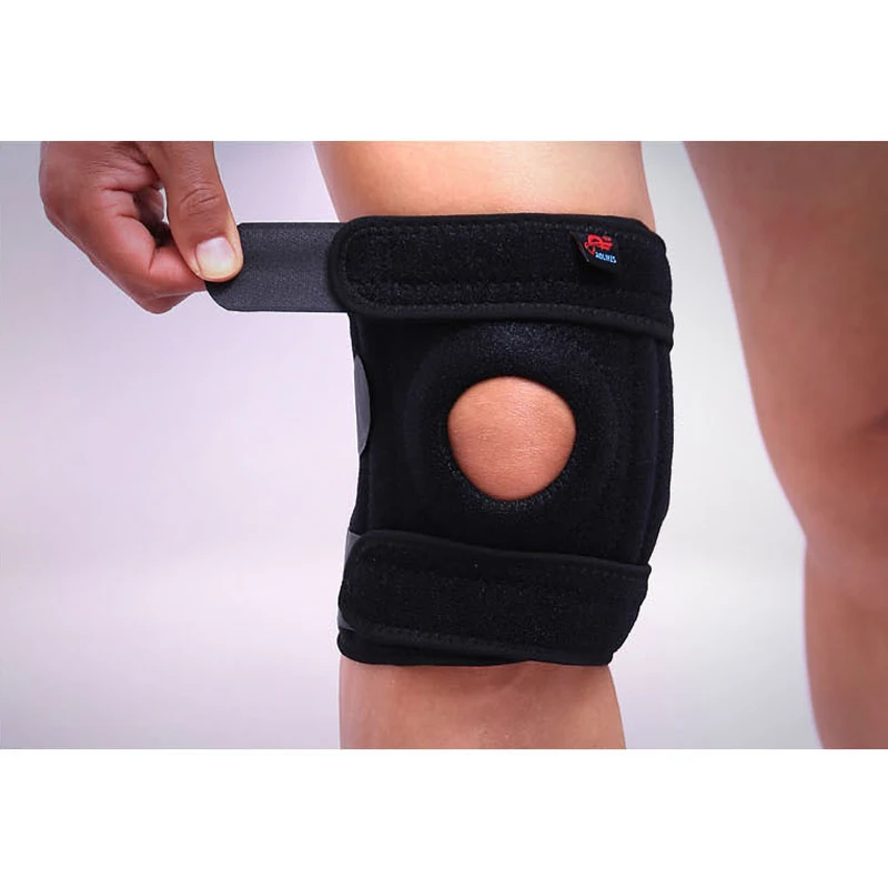 1 шт. спортивный Фитнес Поддержка скобка Kneepad коленной чашечки, наколенники отверстие тренажерный зал протектор Обёрточная бумага Весна