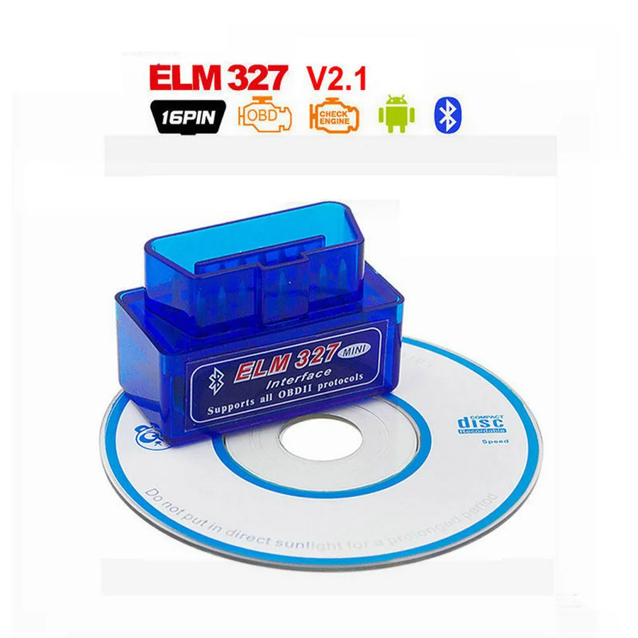 Android Крутящий момент Супер ELM327 v2.1 Мини ELM 327 PIC18F25K80 Беспроводной Bluetooth OBDII OBD2 Автомобильный сканер Авто диагностический инструмент - Цвет: v2.1