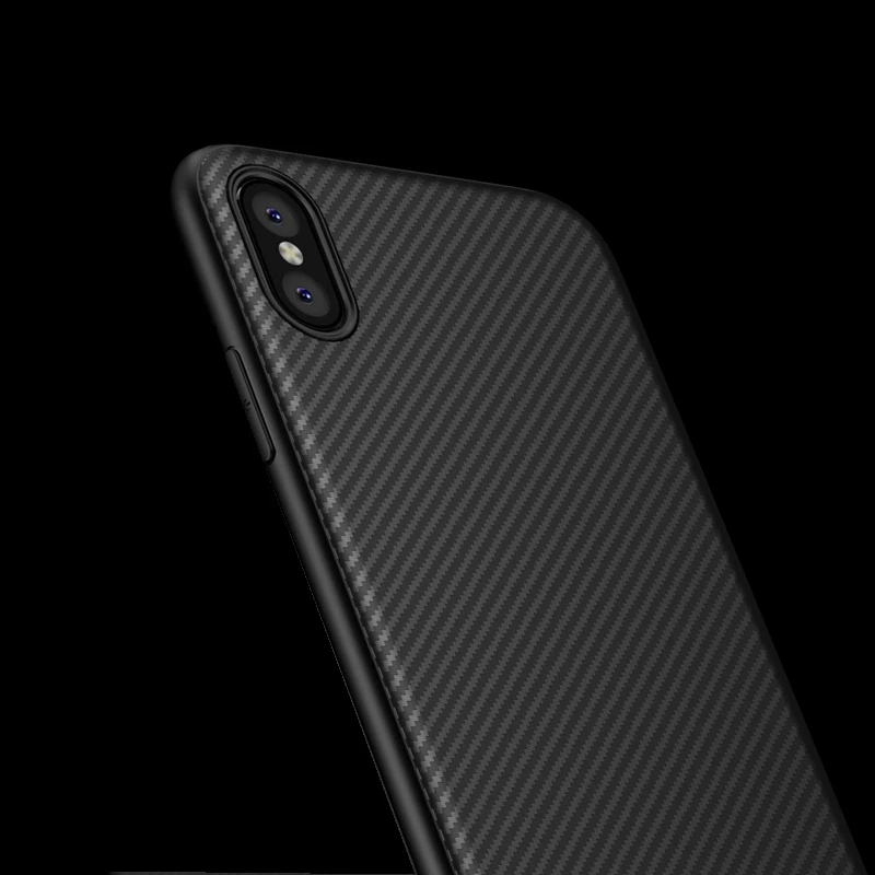 10 шт./лот роскошный чехол из углеродного волокна для iphone XR iphone XS Max Мягкий силиконовый чехол для iphone X 10 iphone XS Max чехол для телефона