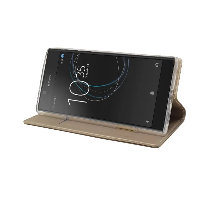 Флип чехлы для телефонов Sony Xperia L1 чехол L 1 элегантный кожаный кошелек с
