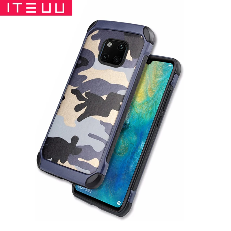 

ITEUU Mate 20/Mate20PRO Army Camouflage Case for Huawei Mate 20 Mate 20 Pro Heavy-duty Anti-knock Shockproof Back Cover Shell