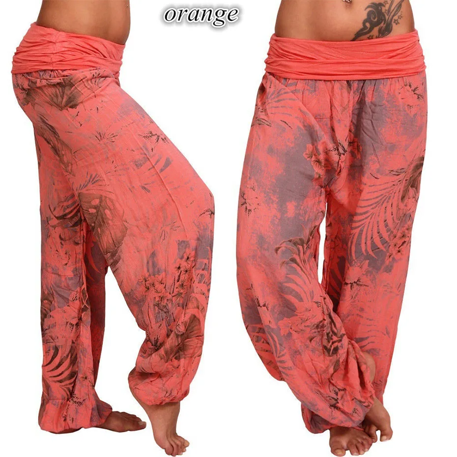 ZOGAA Haren Pants Women Trousers Folk Style Casual Solid Elastic Waist Regular Low Flat Yo-ga Pants ZOGAA Haren Pants Women Trousers Folk Style Casual Solid Elastic Waist Regular Low Flat Yo-ga Pants