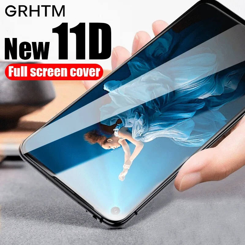 

New 11D Full Cover Tempered Glass For Huawei Honor 20 10 Lite Screen Protector For Huawei P30 P20 Pro P10 Lite Protective Film