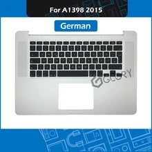 Год ноутбук A1398 ладоней 613-00147-B для Macbook Pro retina 1" A1398 верхней крышке w/Пособия по немецкому языку клавиатура EMC 2909 2910
