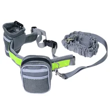 

Dog Leash Dog Harness with Reflective Strip Elastic Waist Dog Collars and Harnesses Adjustable Nylon Pet Accessories