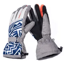Новые мужские лыжные перчатки Сноуборд мотоциклетные перчатки зимние детские лыжные перчатки, защита от ветра Водонепроницаемые зимние перчатки унисекс