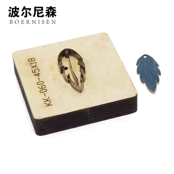 

BOERNISEN Die Cut Japan Steel Blade Rule Die-cut Punch Tool Leaves Earrings Cutting Mold Wood Die For Leather Cutter DIY Tool