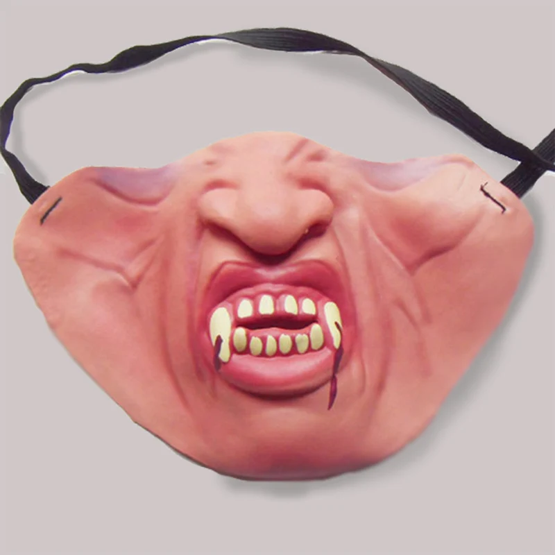 Смешной клоун маска Хэллоуин страшные полумаски ужасный тушь маскарад Вечерние ужас маска латексный, реалистичный силиконовая маска