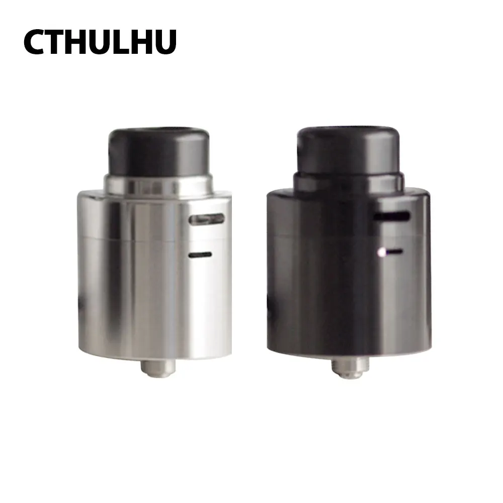 

Original Cthulhu Zathog RDA Tank with 30mm Diameter Atomizer with U-shape Airflow & BF Pin for Squonk MODs Easy Dual Coil Tank