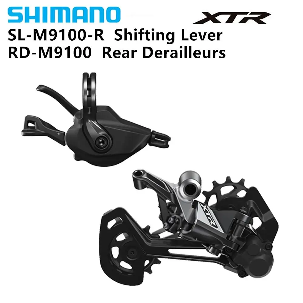 Shimano XTR M9100 12 Скорость указано SL M9100 рычаг переключения передач+ RD M9100 задний переключатель передач MTB 12 S указано - Цвет: SL-RD M9100 SGS