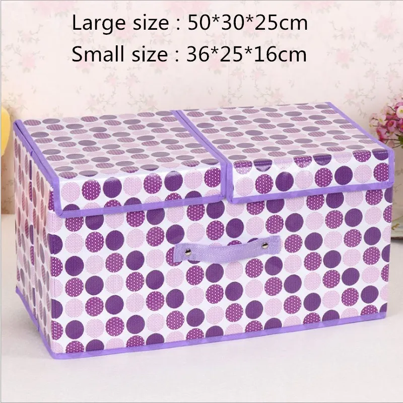 Moda doble tapa impermeable ropa interior 2 tamaños ropa de embalaje Organizador Cajones sujetador calcetines cajas de acabado Moda doble tapa impermeable ropa interior 2 tamaños ropa de embalaje Organizador Cajones sujetador calcetines cajas de acabado