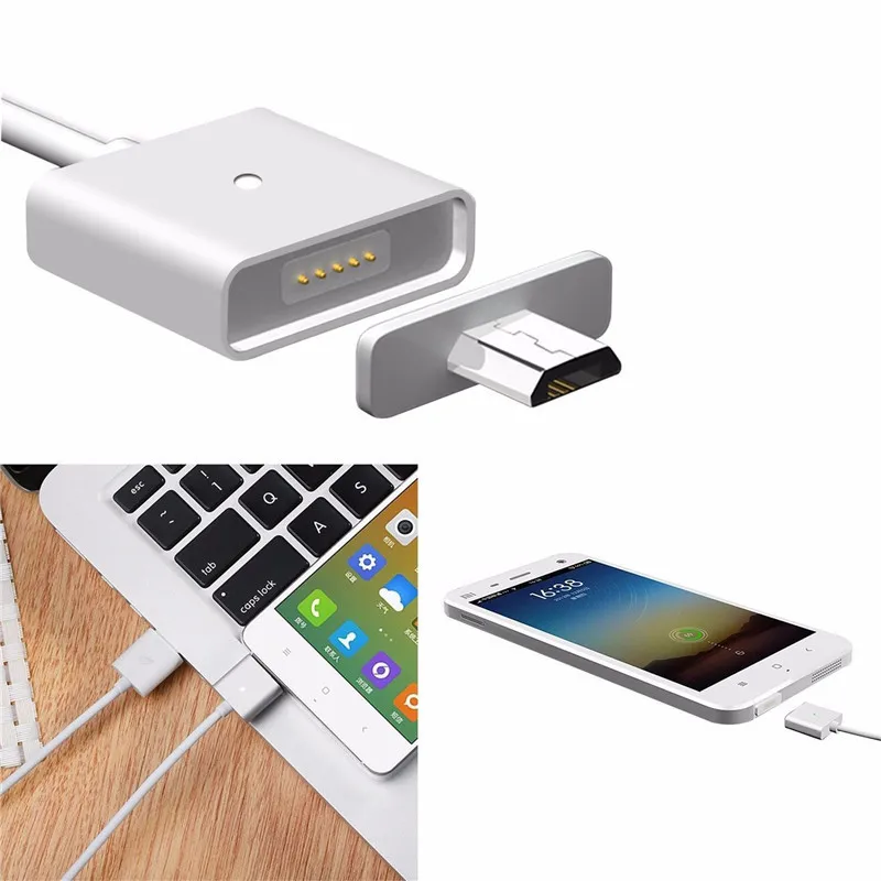 2017 самый популярный 1 шт. 2.4A Android Micro USB зарядный кабель Магнитный адаптер зарядное