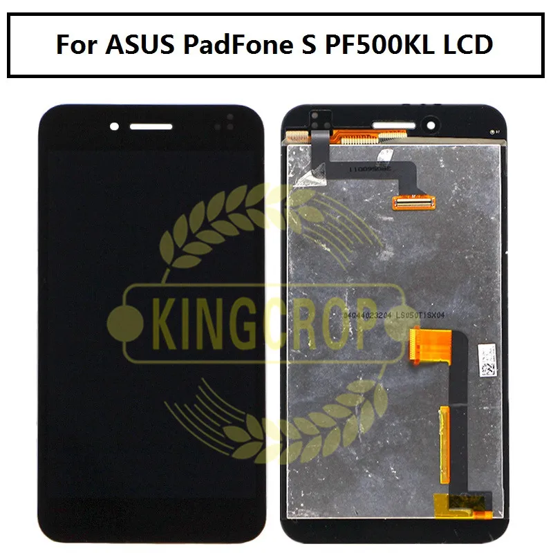 For ASUS PadFone S PF500KL PF500 PF-500KL T00n LCD Display Touch Digitizer Screen Assembly 5.0'' PF 500KL | Мобильные
