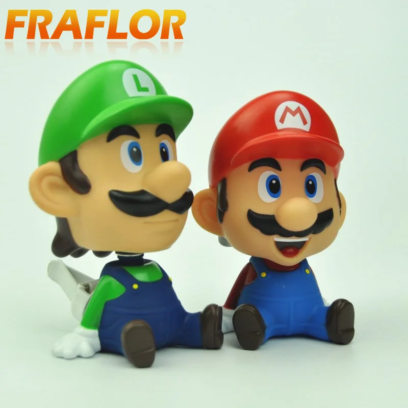 

Red Green Mario Doll Automobile Air Conditioner Perfume Clip Air Freshener Modeling Ornaments Ambientador de aire Mario