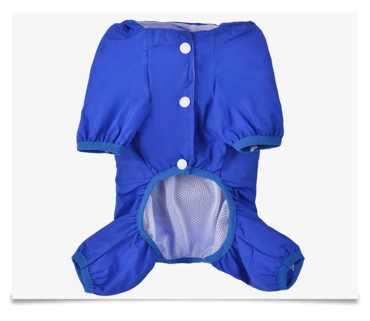 Дождевик для щенков дождевые пальто с капюшоном светоотражающий водонепроницаемый для маленьких собак одежда мягкая дышащая дождевик XS-2XL