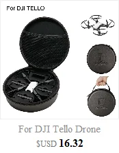 Для DJI Tello Drone водонепроницаемый портативный мешок тела батарея сумка чехол 15J Прямая поставка