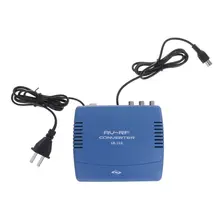 AV-RF конвертер телевизионная система ТВ сигнал стандартный аудио видео сигнал модулятор ТВ 220 В стерео двойной трек