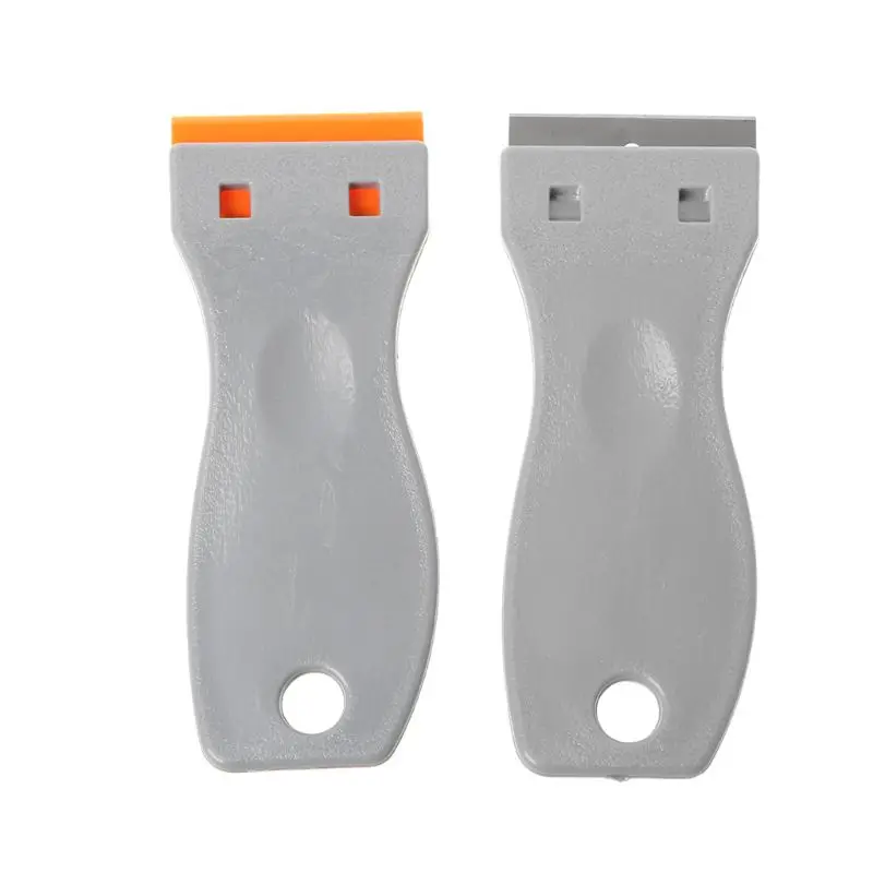 Car Window Scraper Blade Glass Spatula Razor Automotive Film Cleaning Tool Plastic Handle