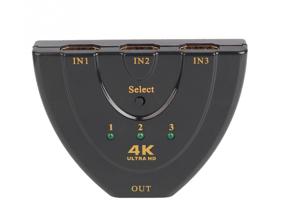 3 Ports HDMI Switch Switcher HDMI Splitter for XBOX 360 PS3 PS4 Projector Smart Android HD 1080P 2K4K 3 Input to 1 Output (8)