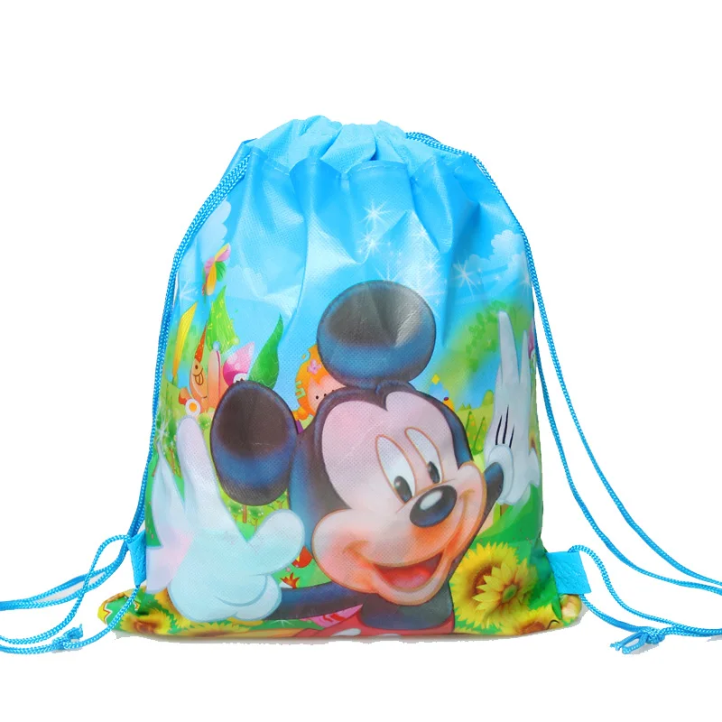 1 шт. мультфильм super mario bros тематическая вечеринка на день рождения подарки нетканый шнурок goodie сумки для детей для плавания школьные рюкзаки - Color: style 5