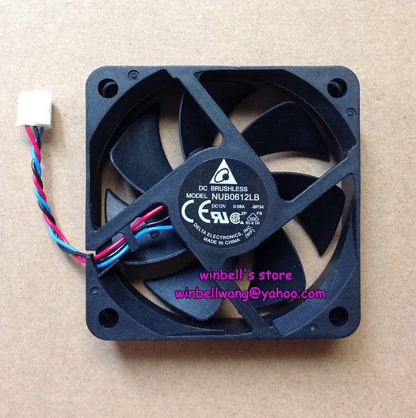 

Brand new DELTA 6015 6cm fan NUB0612LB super mute 12V 0.08A 3wires fan ,in stock~~